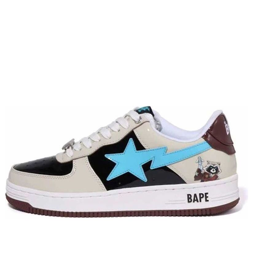 

Кроссовки A BATHING APE x Marvel Comics Bape Sta Low 'Cream Black'
