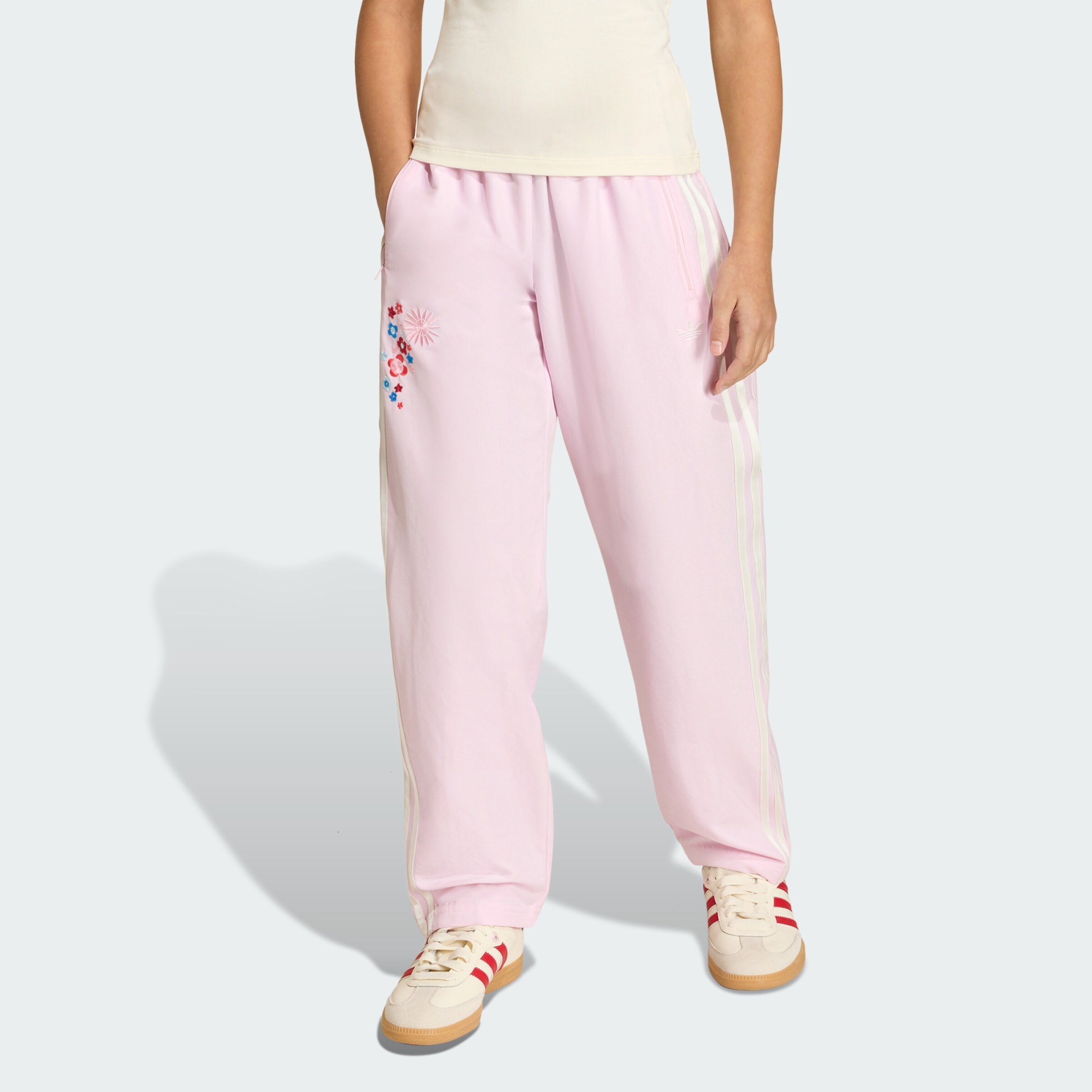 Широкие брюки 'Adidas Originals x Liberty London' в цвете Rose — фото 2