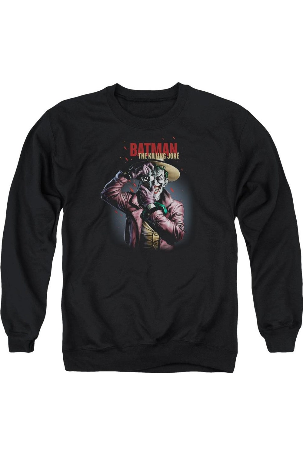 

Толстовка Batman Killing Joke Camera для взрослых с круглым вырезом Gildan, черный