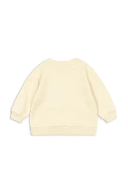 Худи детское с пайетками LOU SEQUIN SWEAT SHIRT Konges Sløjd, бежевый — фото 2