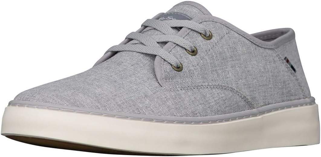 

Мужские кеды Ben Sherman Camden Classic из ткани, белый/серый