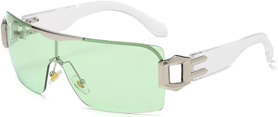 

Винтажные квадратные солнцезащитные очки MUTYNE в стиле «цельный комбинезон» для женщин и мужчин, модные и роскошные солнцезащитные очки в стиле стимпанк, Green