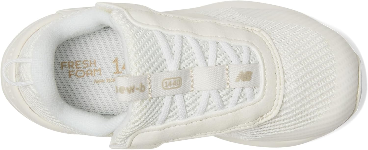 Кроссовки для маленьких мальчиков New Balance 1440 V1 на липучке, Sea Salt/Sea Salt — фото 2