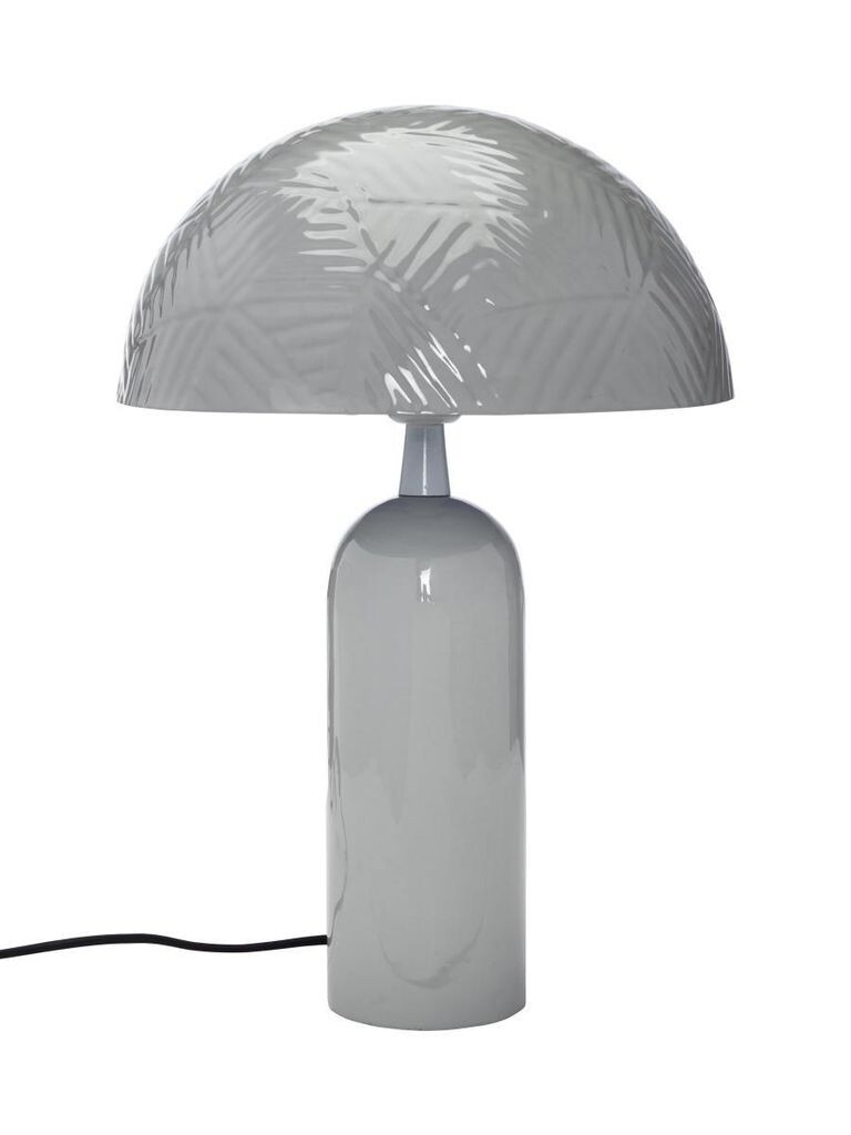 

PR Home Carter Настольная лампа серая из металла E27 31х45см