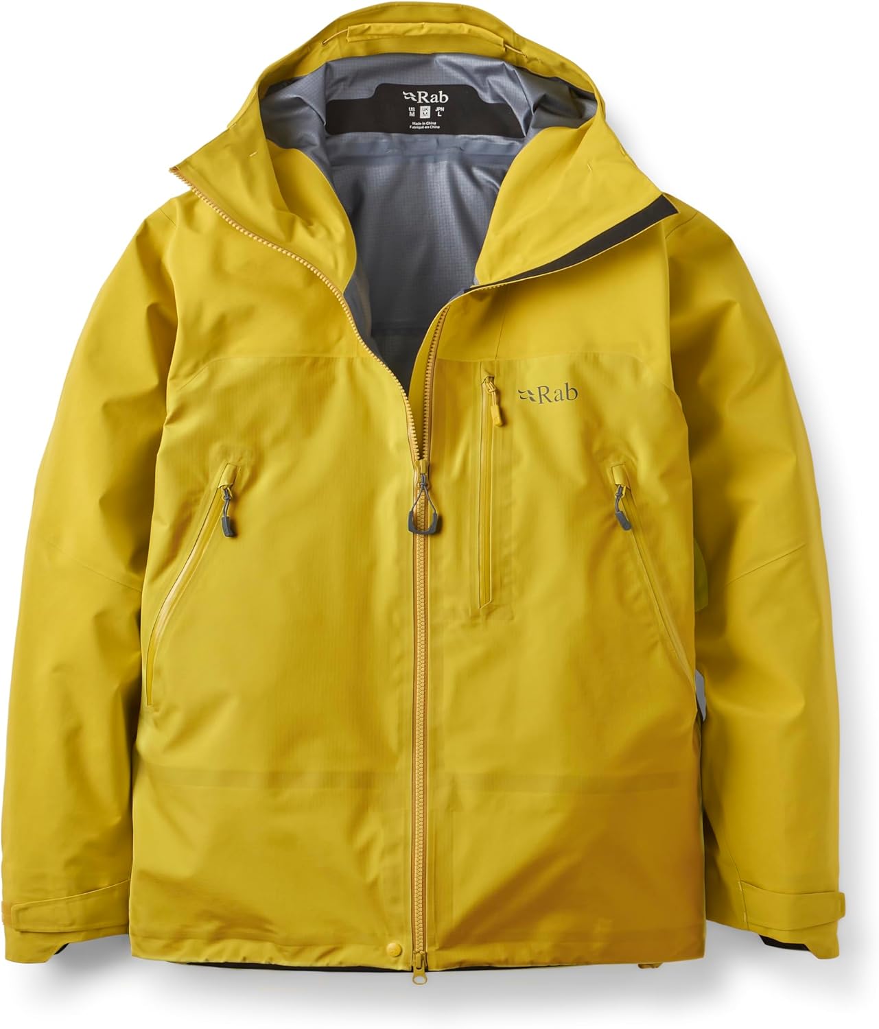 

Куртка Rab Men's Latok Mountain GTX - водонепроницаемая дышащая куртка Gore-Tex для катания на лыжах и сноуборде, Dark Pollen