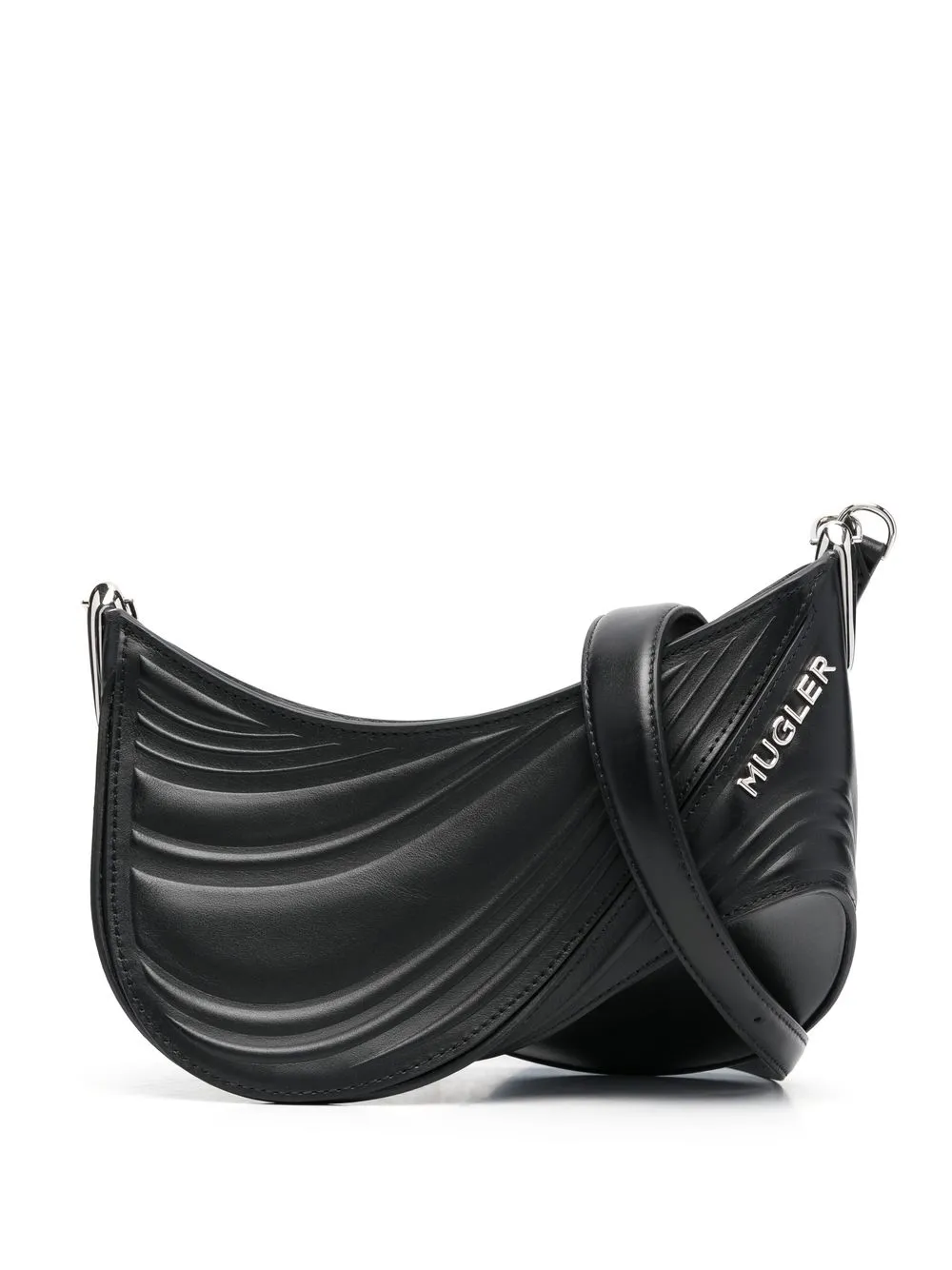

Маленькая сумка через плечо Spiral Curve 01 Mugler, черный