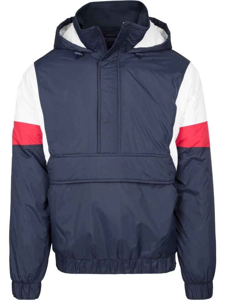 

Зимняя куртка Urban Classics, цвет navy/white/fire red