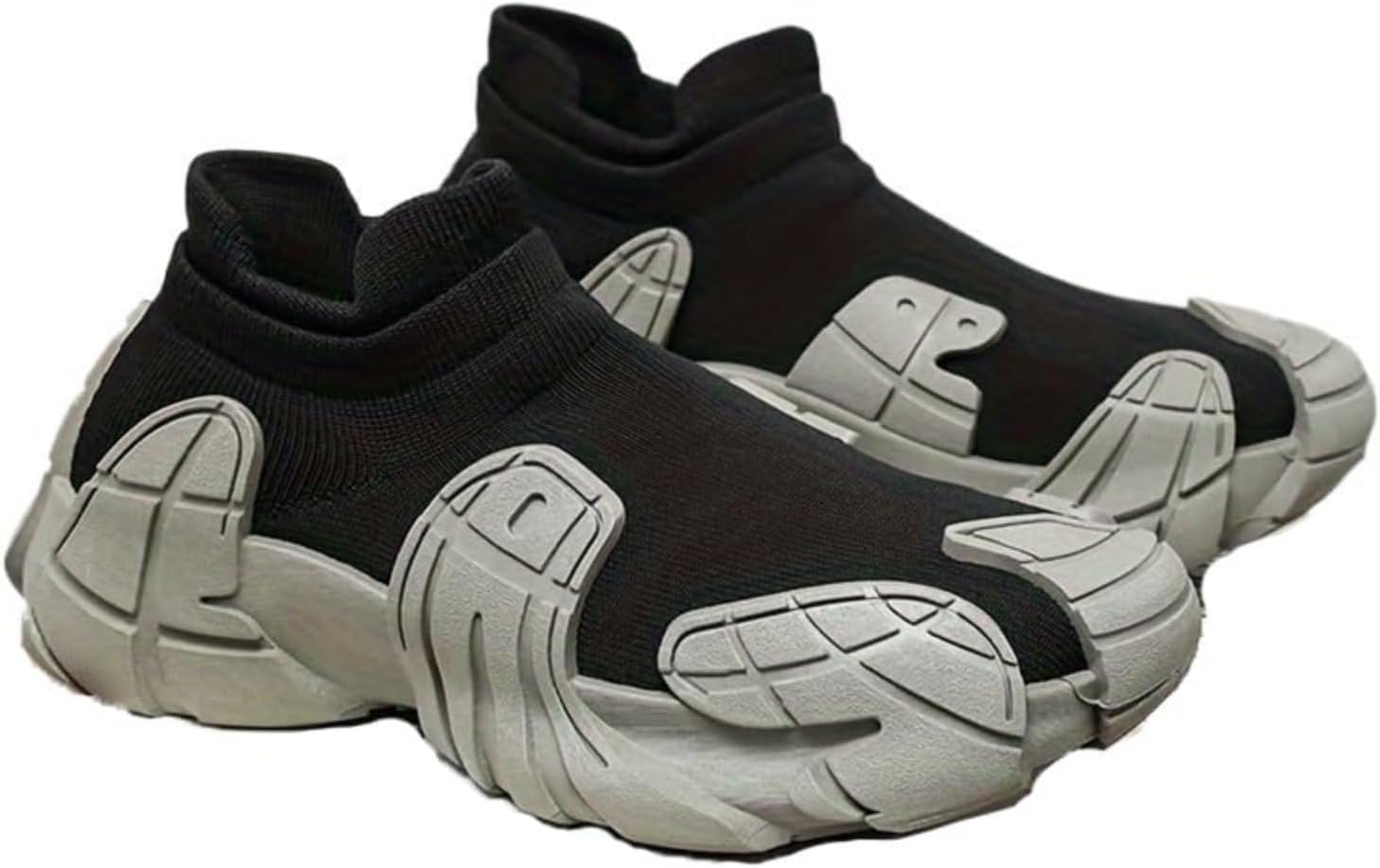 

Мужские кроссовки на каждый день с легким надеванием, комфортные, с амортизацией и поддержкой, модные для бега, с полосатым дизайном Xjypuu2, черный