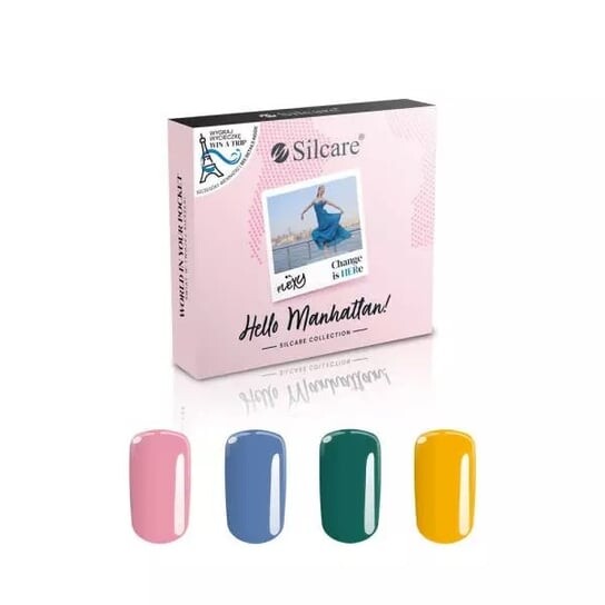 

Набор гибридных лаков 4х4,5г Silcare Hello Manhattan