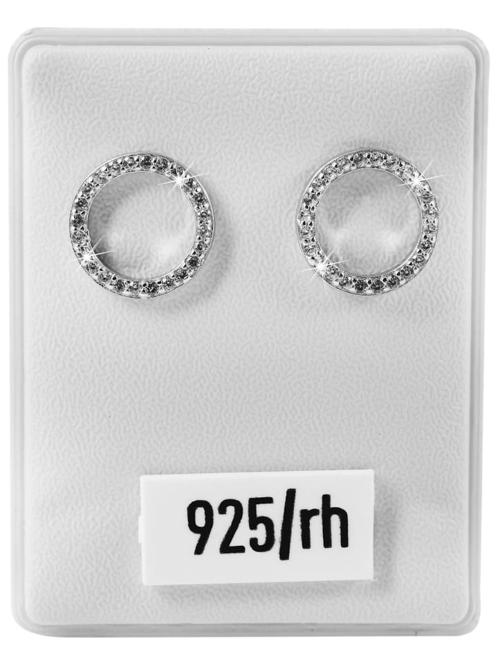 

Adeliás Женские серьги - серьги-гвоздики из серебра 925 пробы с кубическим цирконием в серебряной оправе