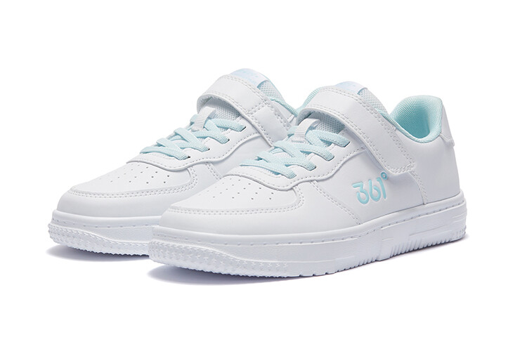 Детские кроссовки для скейтбординга Kids Low-top White 361°Kids, белый — фото 3