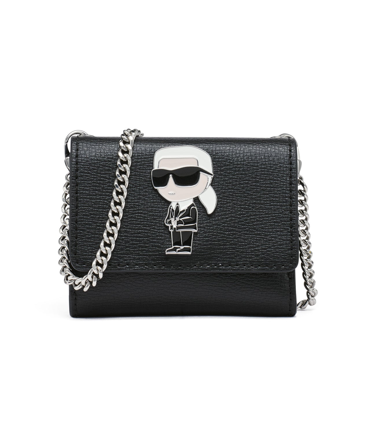 

Маленький кошелек с karl pin съемной цепочкой KARL LAGERFELD PARIS, черный