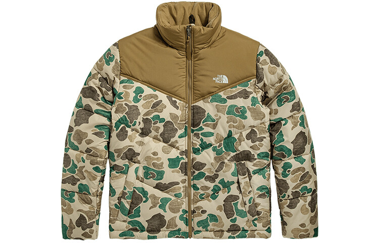 

THE NORTH FACE Мужская стеганая куртка, цвет Camouflage brown, Коричневый, THE NORTH FACE Мужская стеганая куртка, цвет Camouflage brown