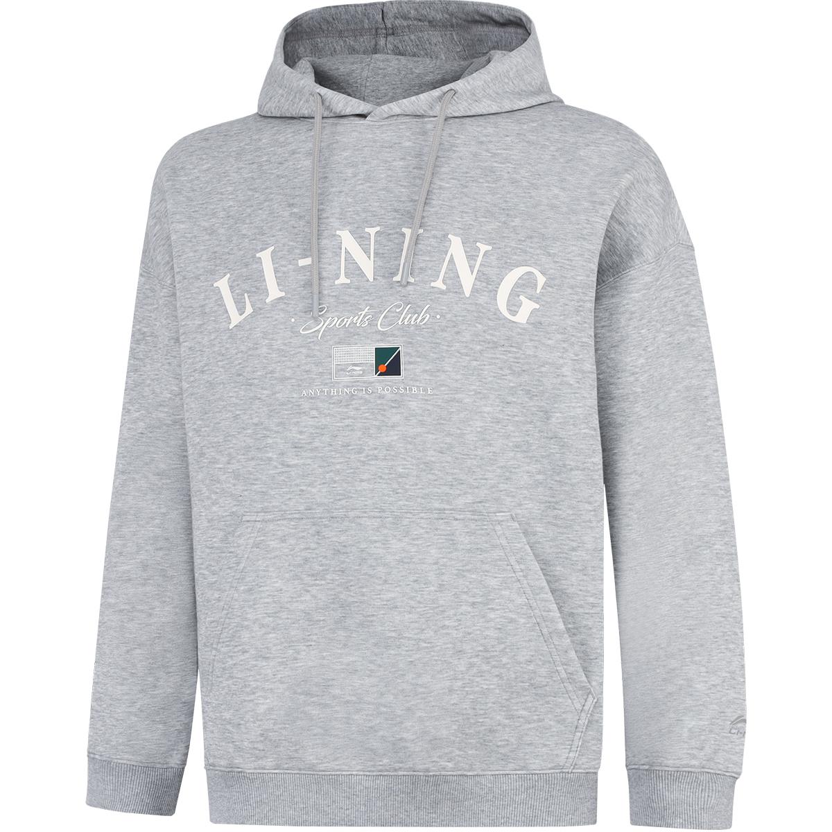 

Толстовка LiNing Sports Life Collection мужская BC17 Heather Gray