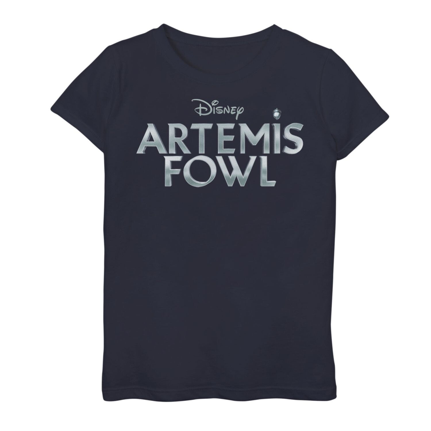 

Футболка с металлизированным логотипом и графическим рисунком Disney's Artemis Fowl для девочек 7–16 лет Disney