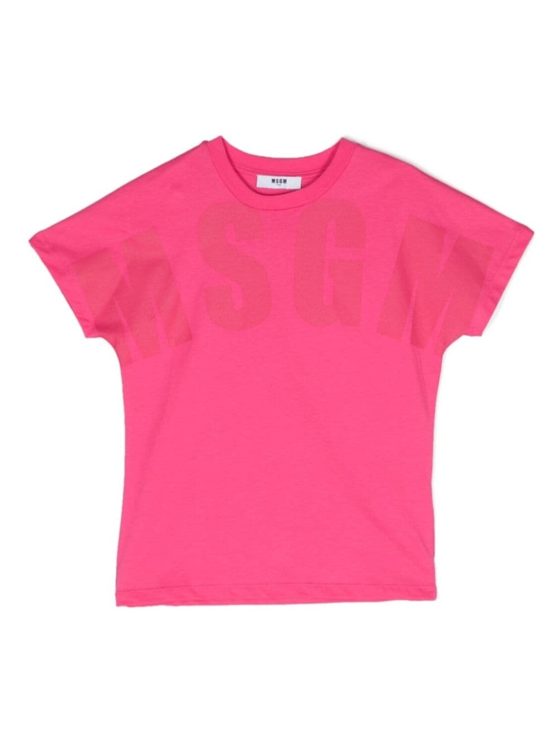 

MSGM Kids платье миди с логотипом, розовый