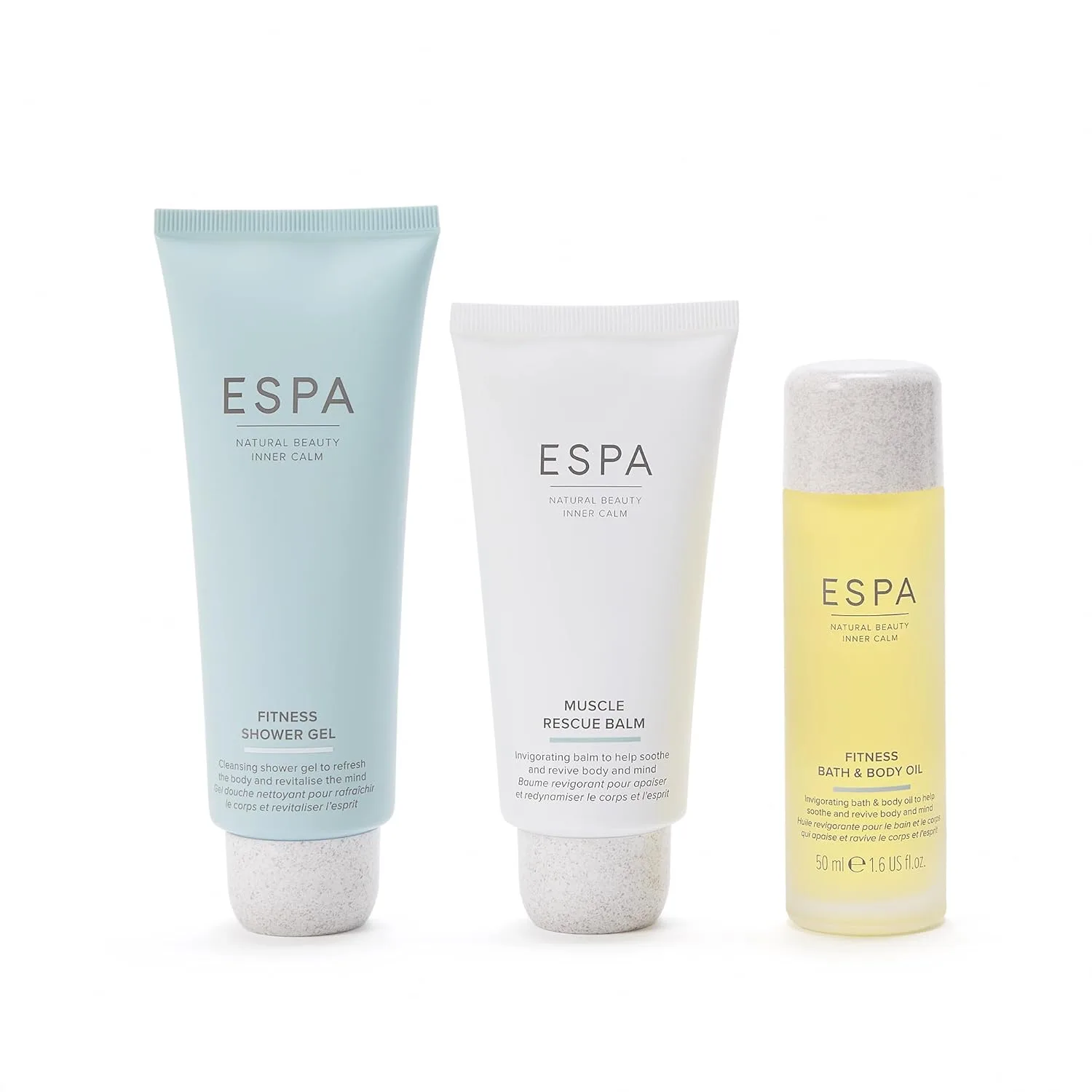 Коллекция ESPA Fitness | Бальзам для мышц, гель для тела и душа с мятой, эвкалиптом и лавандой для восстановления после тренировок, успокоения уставших мышц и придания сил ритуалу принятия ванны. — фото 4
