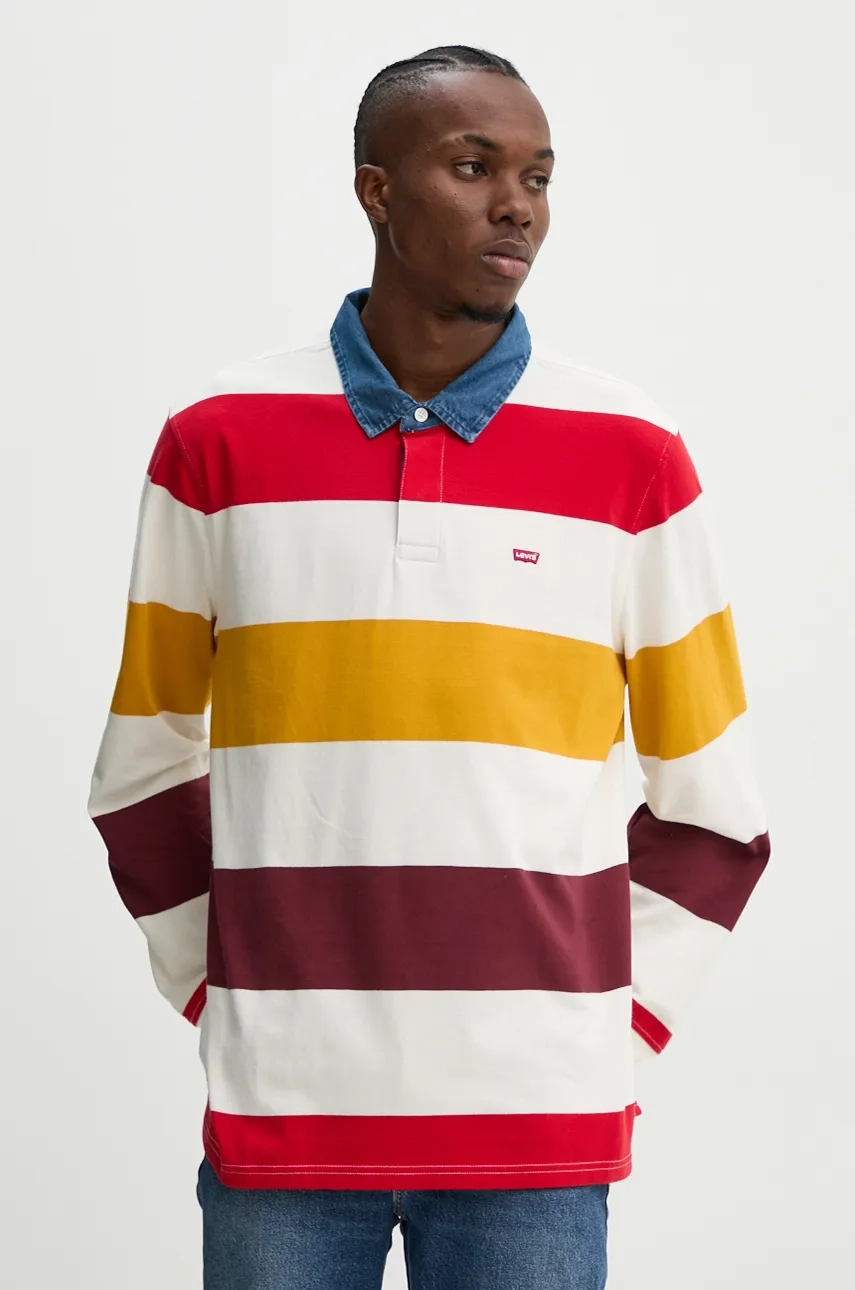 

Хлопковый топ с длинными рукавами Levi's, бежевый