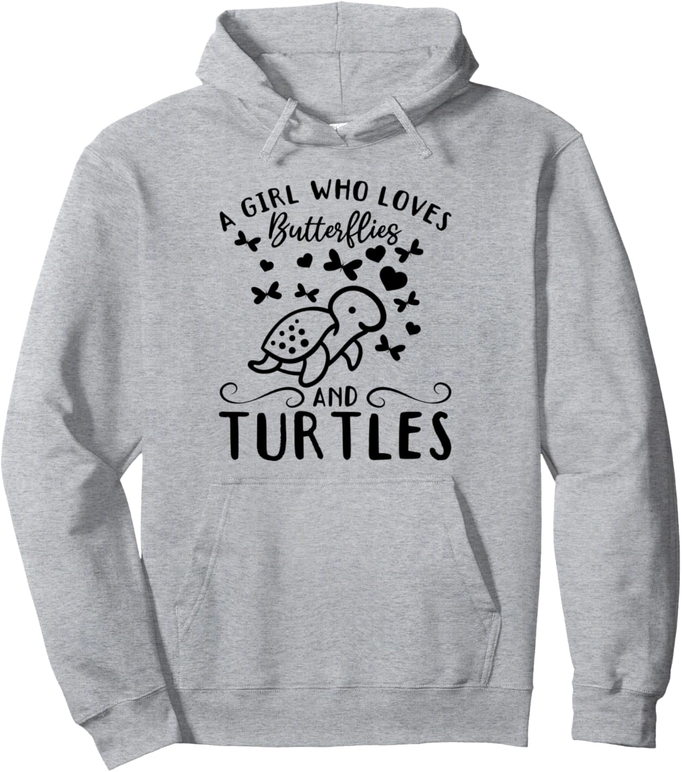 

Худи для девушек, которые любят черепах - Девушки, которые любят бабочек и черепах Cute Turtle Sea Turtle Lover, серый