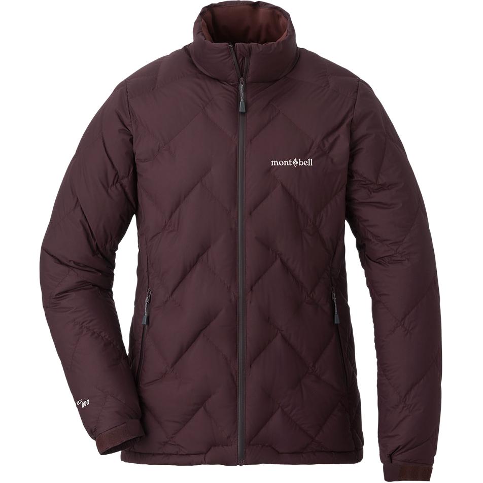 

Пуховые куртки и пальто для женщин Montbell, бордовый