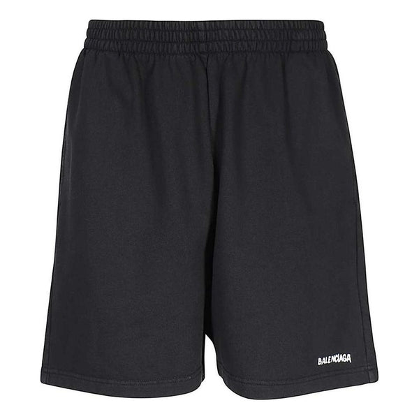 

Шорты fw23 logo shorts 'black' Balenciaga, черный