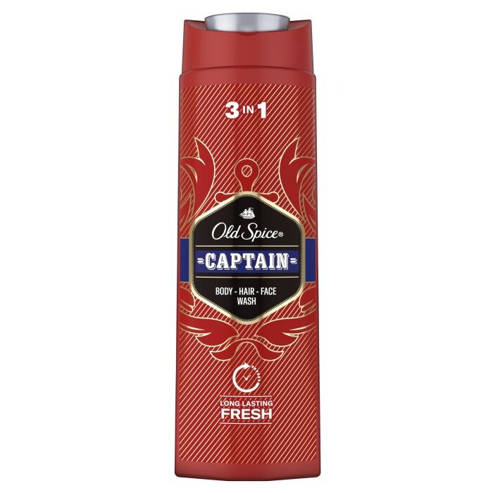 

Гель для душа Captain Gel Ducha 2 en 1 Old Spice, 400