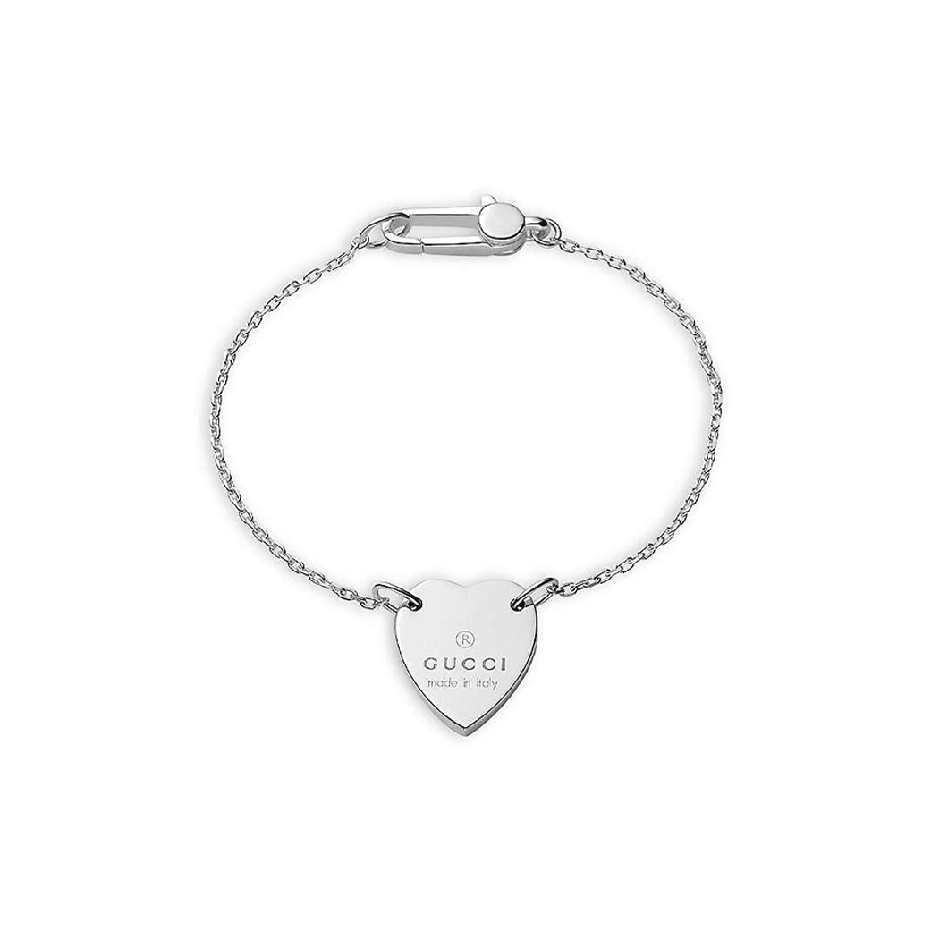

GUCCI Серебряный браслет с подвеской Trademark