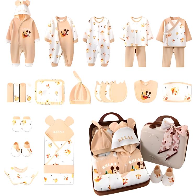 Подарочная коробка для малыша Coffee Infant And Toddler Disney, 26-Piece Coffee Color [Password Handbag] — фото 4