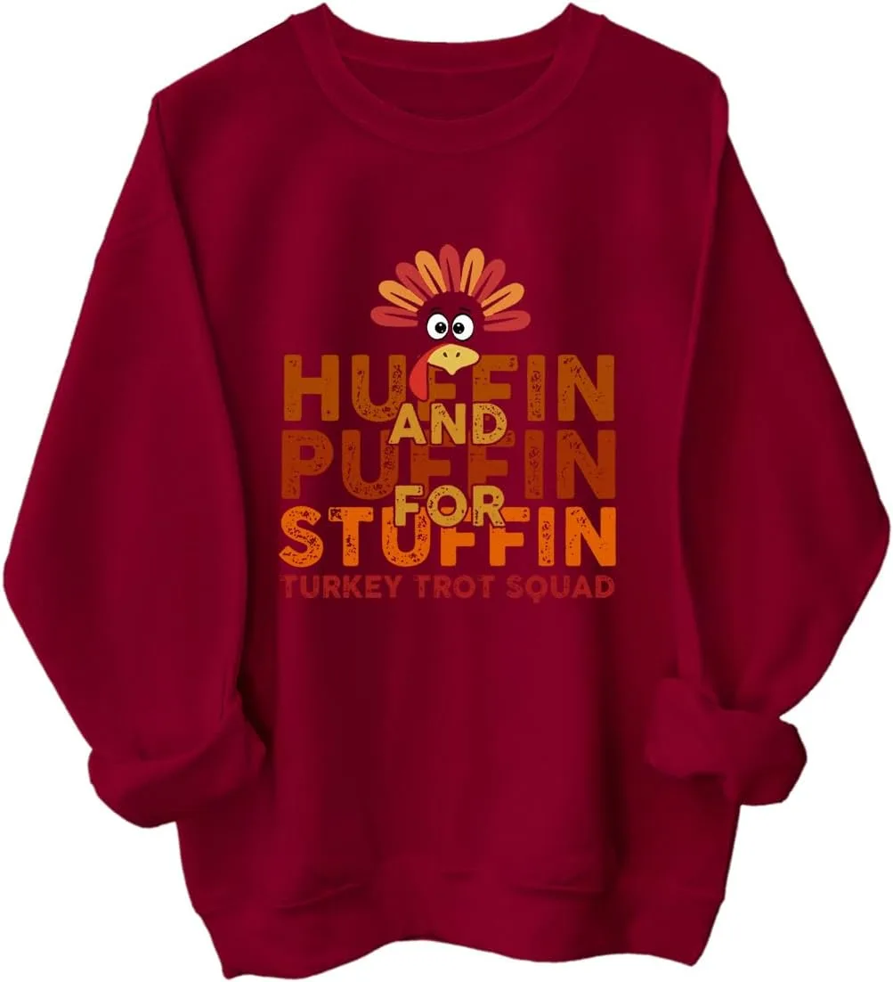 

Толстовка Turkey Trot Squad с принтом для мужчин и женщин