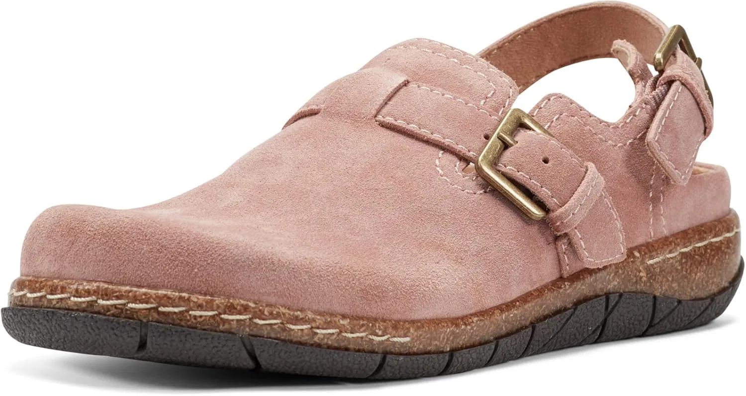 Женские деревянные туфли Earth Elmonte, Light Pink 680