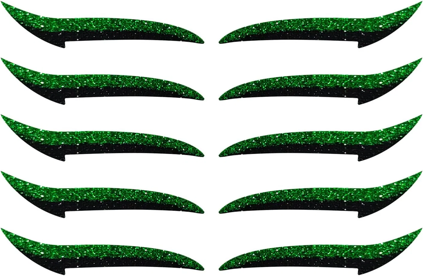 Подводка для глаз стicker зеленая No brand 10 шт