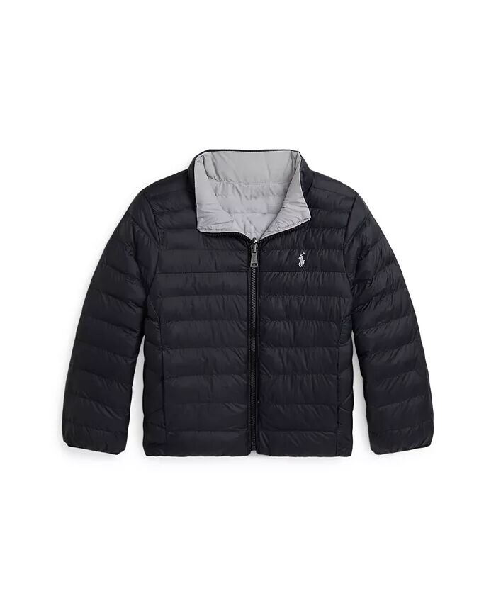 

Двусторонняя куртка унисекс P-Layer 2 для малышей и маленьких детей Polo Ralph Lauren, черный