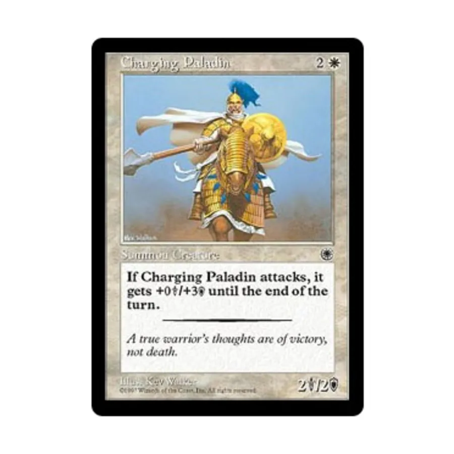 

CCG Атакующий Паладин (U), MTG - Portal