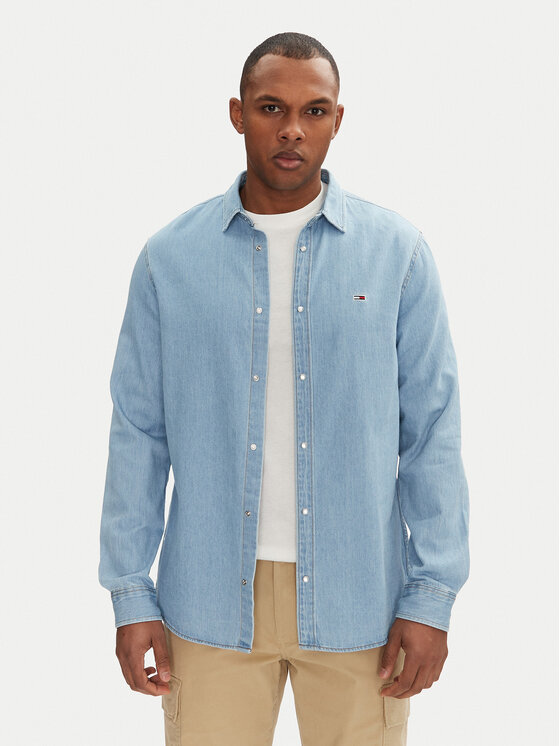 

Рубашка джинсовая стандартный крой DM0DM21146 Tommy Jeans, синий