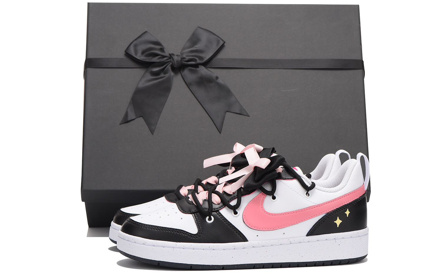 

Кроссовки Nike Court Borough Skateboard Shoes Women's Low-Top Pink
