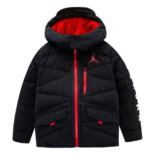 

Куртка (PS) Air Jordan Puffer Jacket 'Black RED', черный