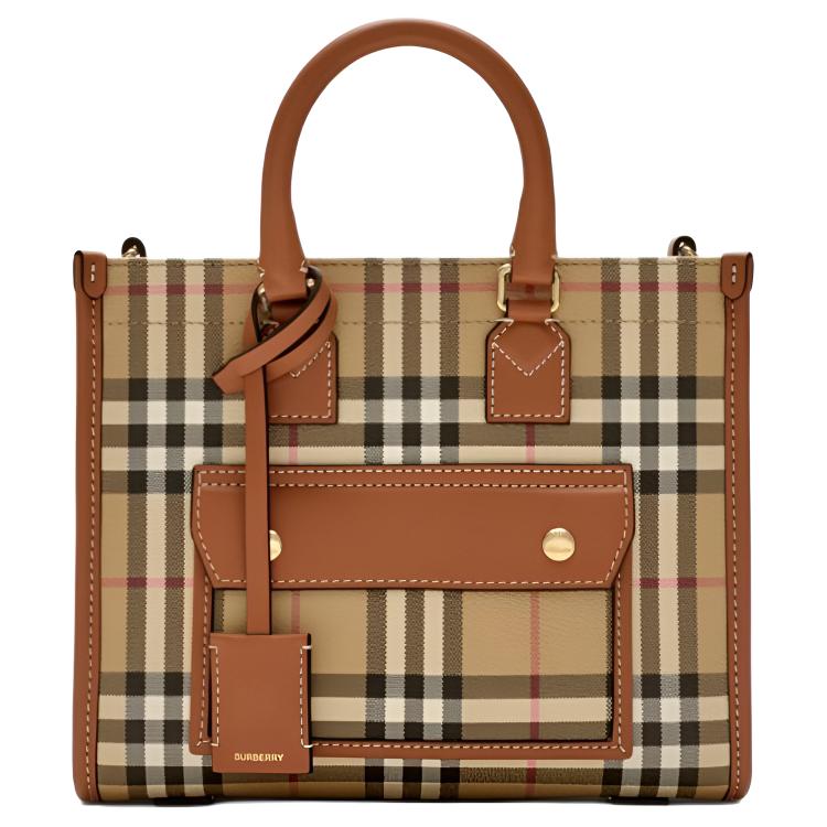 

Сумка Freya Polyurethane, шоппер, сумка через плечо, кроссбоди, мини-сумка женская brown Burberry, Set (Bag+Dust Bag)