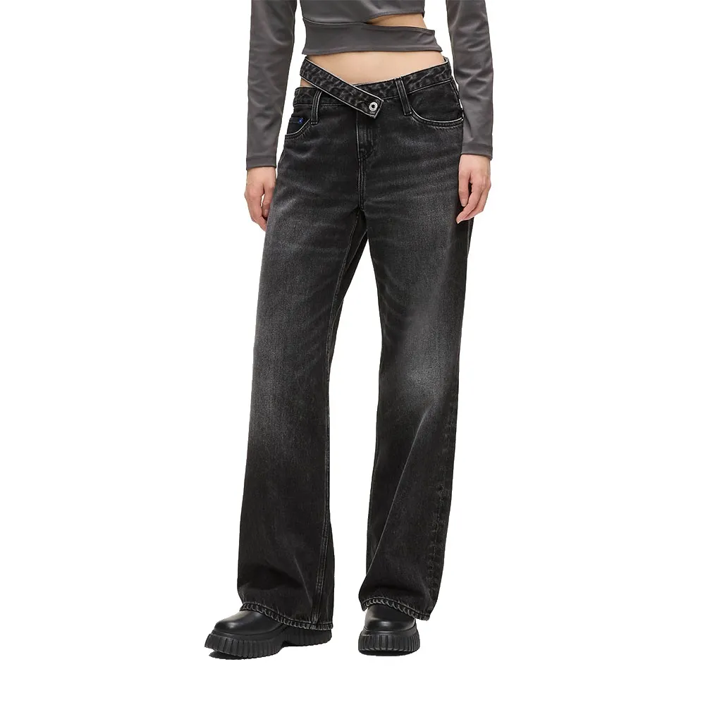 

Джинсы Karl Lagerfeld A4W10047 MR Relaxed WB Karl lagerfeld jeans, черный