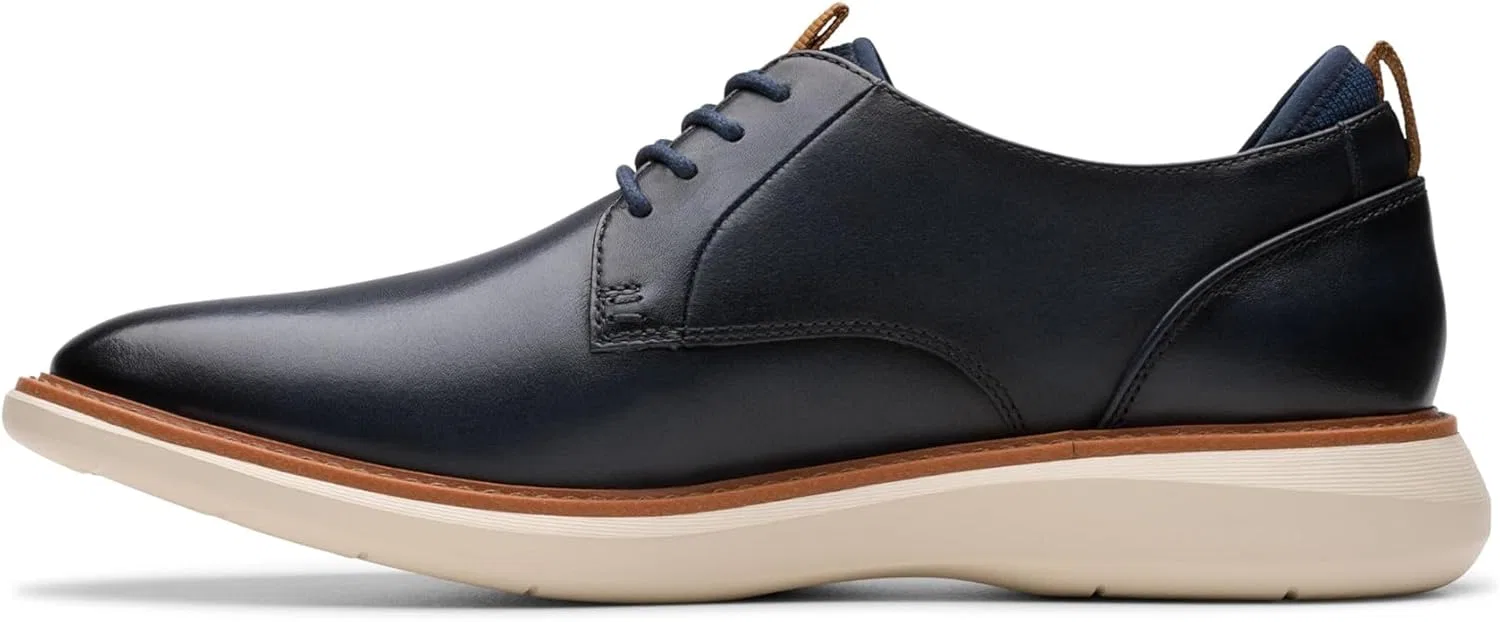 Туфли Clarks Men's Brantin Plain, 2-Navy Leather — фото 4