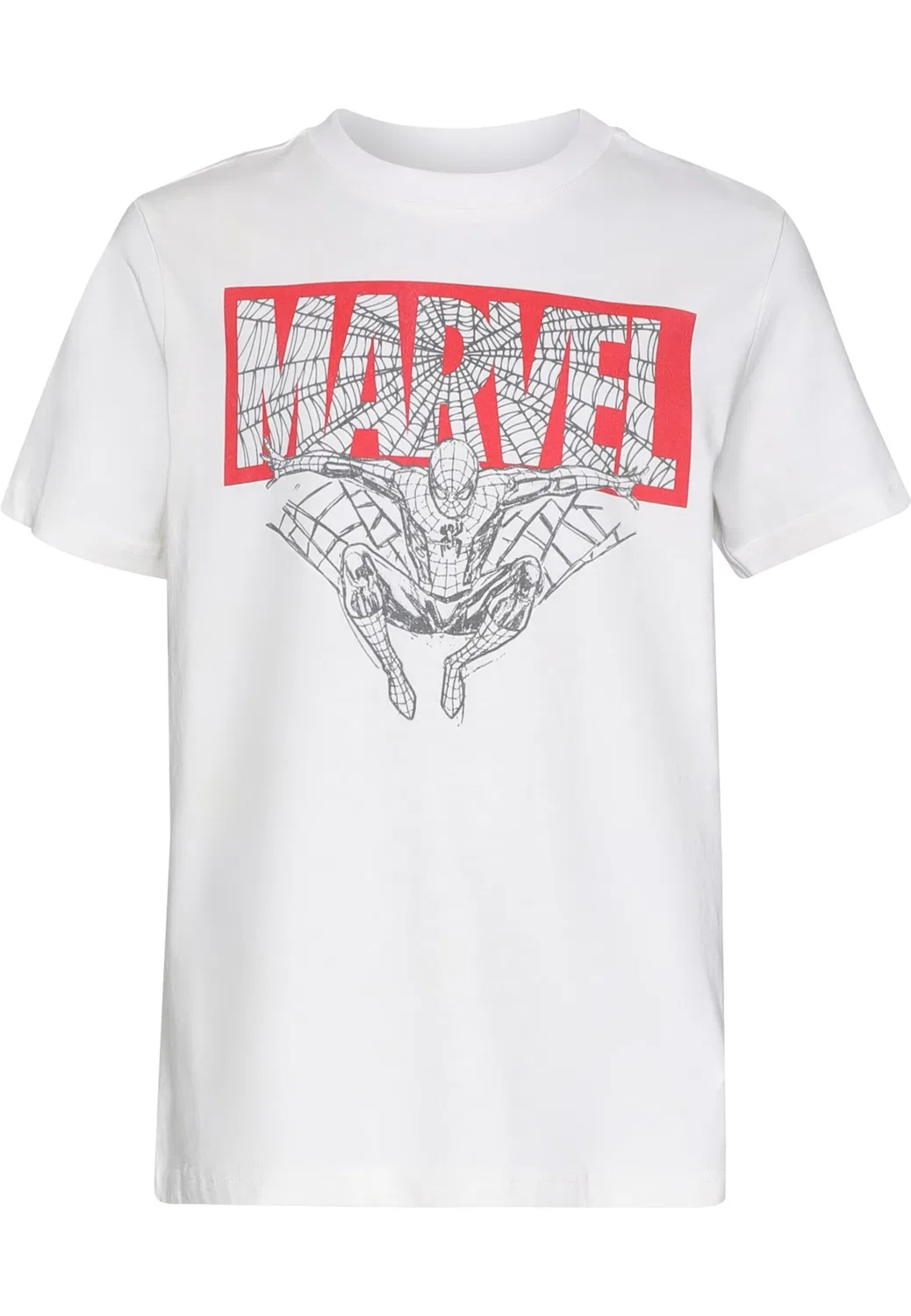 Футболка 'Spiderman Marvel' Mister Tee, White