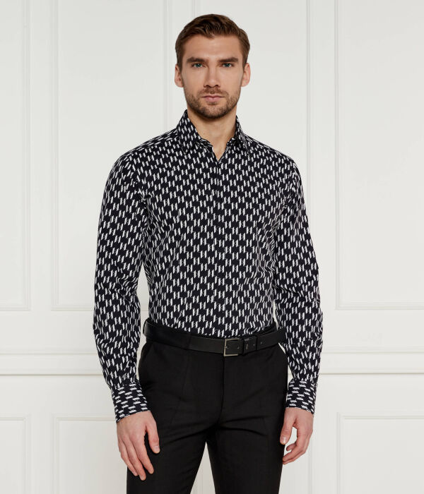 

Рубашка Regular fit Karl Lagerfeld, черный