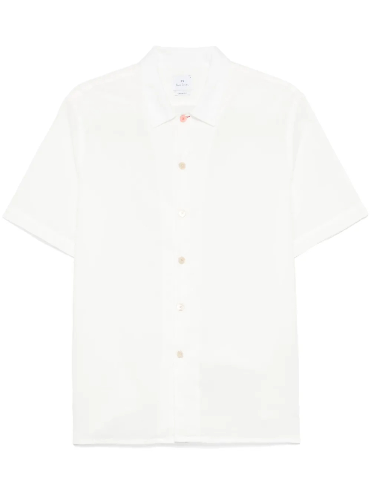 

Рубашка из хлопка с коротким рукавом PS Paul Smith, белый