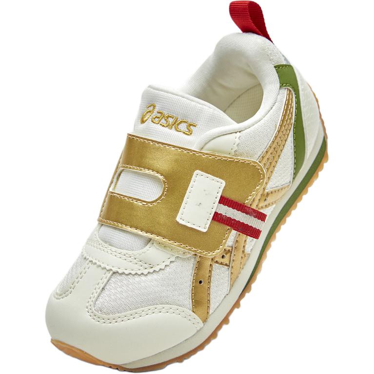 ASICS SUKU2 COTLA BABY CNY противоскользящие износостойкие низкие детские повседневные кроссовки white gold для детей 3-7 лет — фото 4