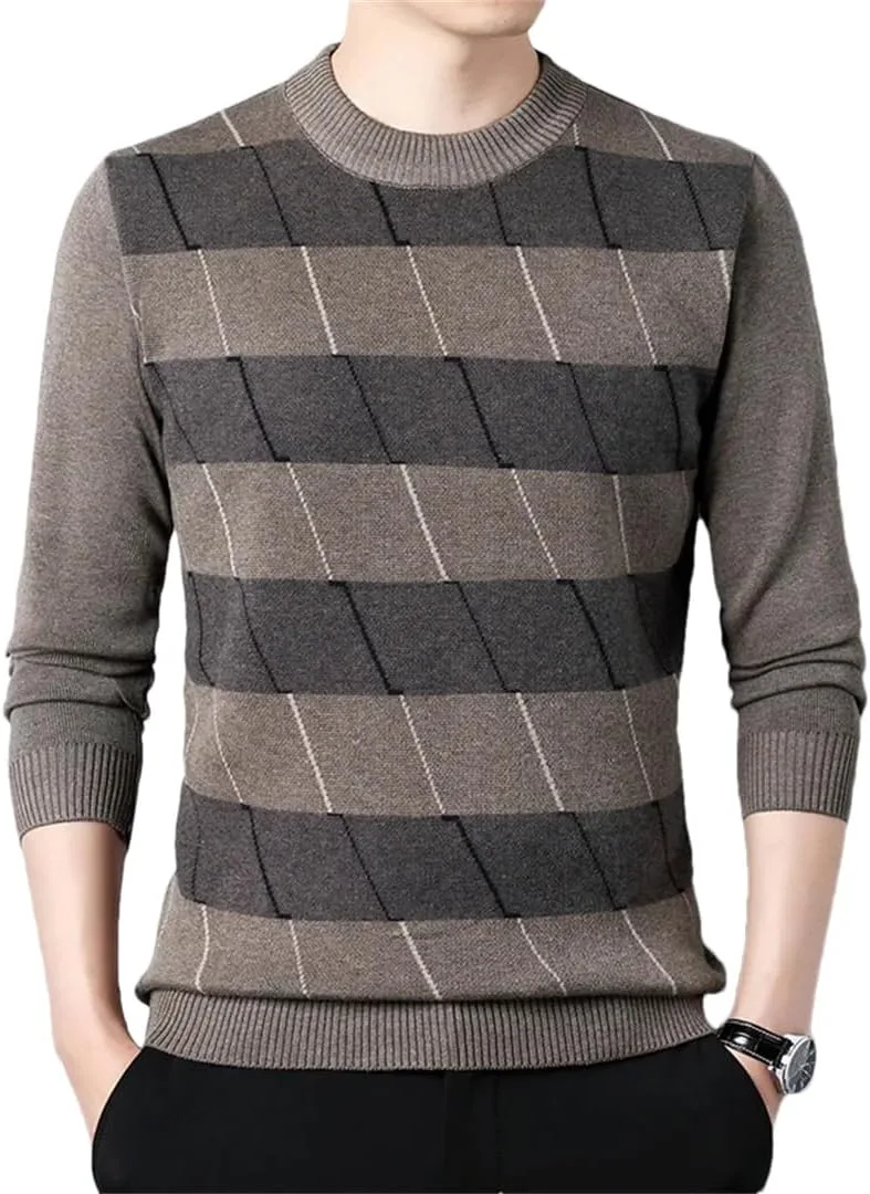 

Мужской свитер O Neck в полоску