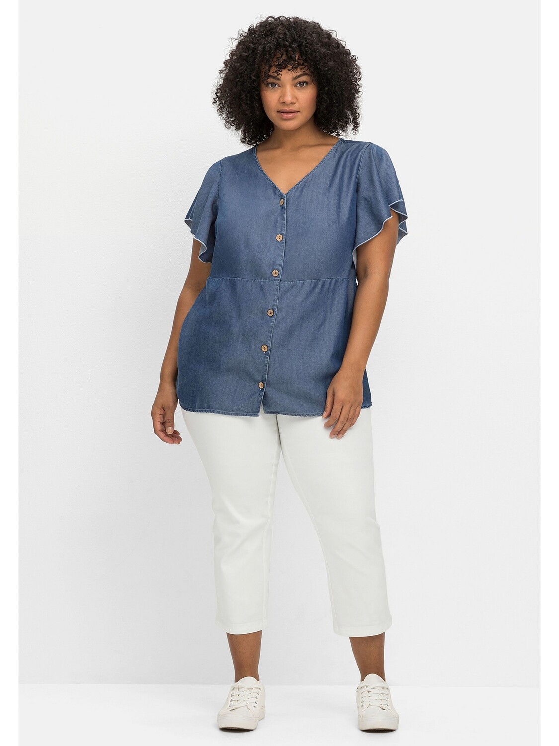 

Блуза sheego by Joe Browns, цвет blue Denim