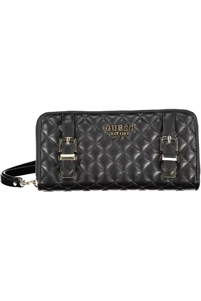 

Черный полиэтиленовый мужской кошелек Guess Shoes