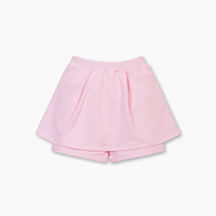Детские розовые брюки-юбка с графическим принтом от Benetton Kids — фото 2