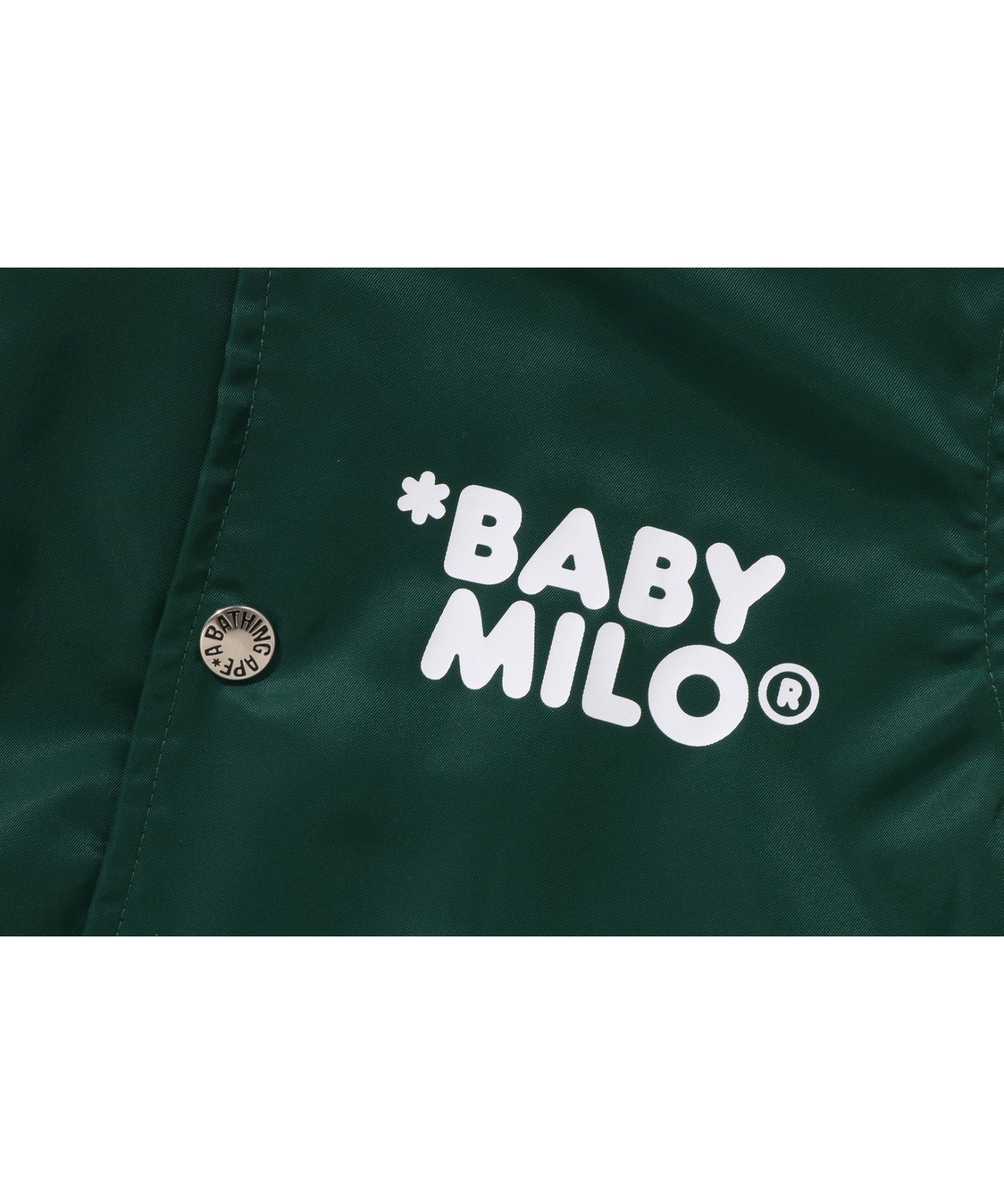 Куртка MILO FRIENDS с разноцветными деталями A BATHING APE, GREEN — фото 4