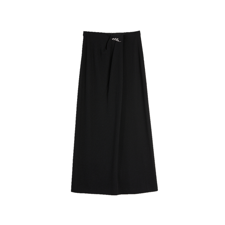 

ELLE Повседневная длинная юбка Women's Black умеренной длины, облегающая