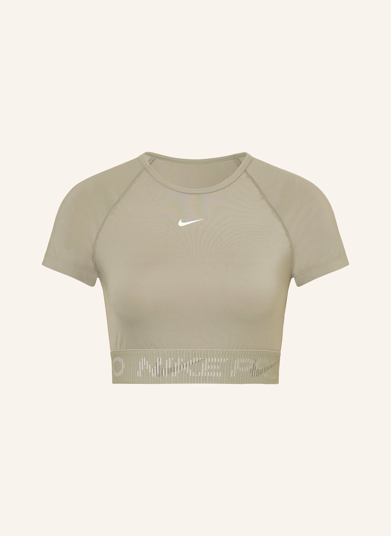 

Укороченная футболка Nike Pro Nike, зеленый